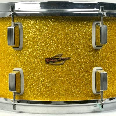 Trixon 20/13/16/5x14" 60's "Luxus" Outfit Drum Set - Gold Sparkle image 16