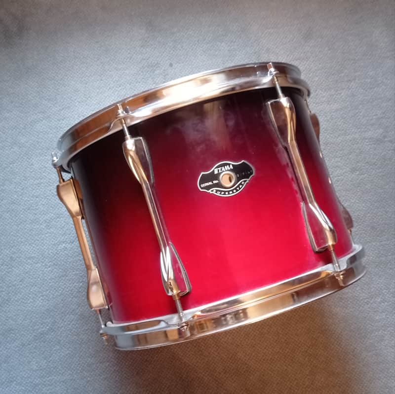 Tama Superstar Custom 12" Tom CSF 2006-2008 - Custom Scarlet Fade image 1