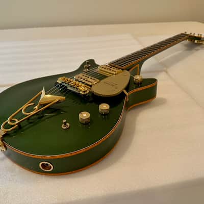 Gretsch Custom Shop Masterbuilt Stephen Stern 1962 Penguin Double Cutaway G6134 - elegant Cadillac Green (rare & unplayed) image 3