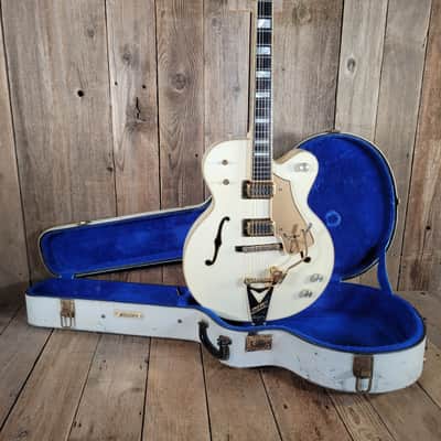 Gretsch White Falcon Model 7593 1977 All Orig w/hang tag & case Excellent - White image 25