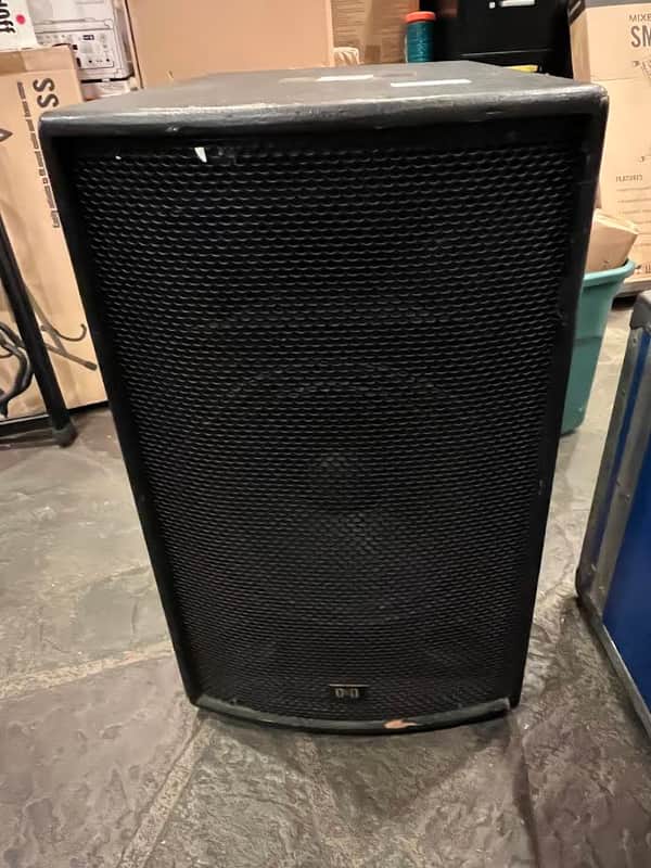 Used Hosa QSP-250 Passive PA Speaker Cabinet Rebuilt with Eminence Parts image 1