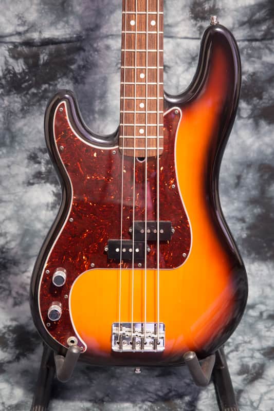 1996 Fender 50th Anniversary Precision Bass 3 Tone Sunburst Left Handed Lefty image 1