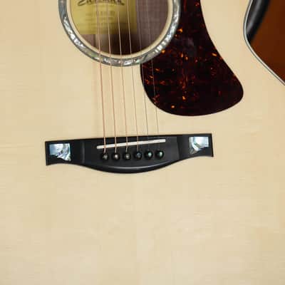 (Used) Eastman AC630-BD Engelmann Spruce/Flamed Maple Blonde Jumbo Acoustic Guitar #7984 image 3