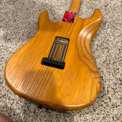 Warmoth Boogie Electric Guitar 7/8ths body Gibson Seymour Duncan 1990s - Natural image 10