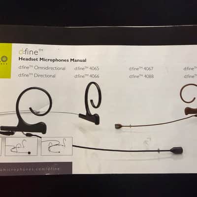 DPA d:fine 4088 Directional Headset Mic 120mm Boom image 4