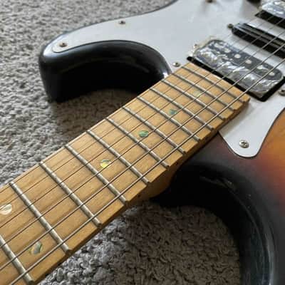 J&D Sunburst HSS Electric Guitar, Solid Basswood Body, Maple Neck, 22 Frets Fingerboard image 17