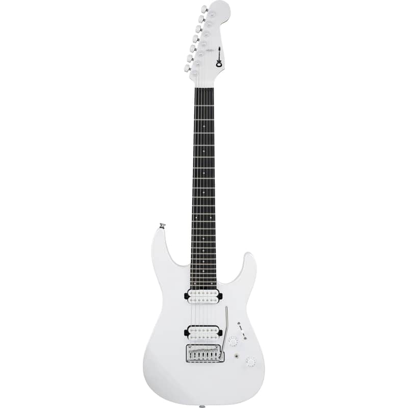 CHARVEL Pro-Mod Plus DK24-7 HH 2PT EB, Ebony Fingerboard, Celestial Silk image 1
