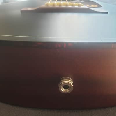 Gretsch Jim Dandy | Deltoluxe Parlor | All Satin finish Black top over Mahogany | Serial No. IWA2418645 image 8