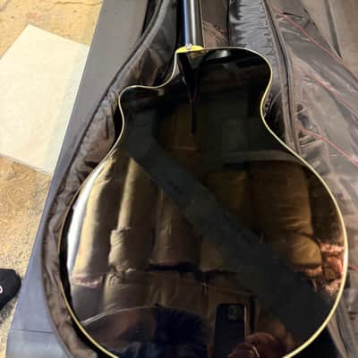 Yamaha APX500III Thinline Acoustic/Electric Guitar 2010s - Black image 7