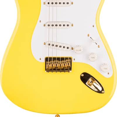 Fender Custom Shop Limited Edition 1954 Hardtail Stratocaster® DLX Closet Classic, 1-Piece Quartersawn Maple Neck Fingerboard - Faded Aged Canary Yellow image 3