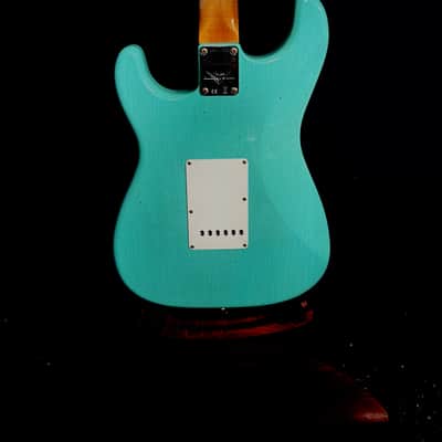 Fender Limited Edition 59 Strat Journeyman Relic 2022 - Faded Aged Sea Foam Green image 6