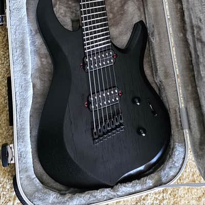 Tagima True Range 7-string Multiscale Black w/ Hard Case image 1