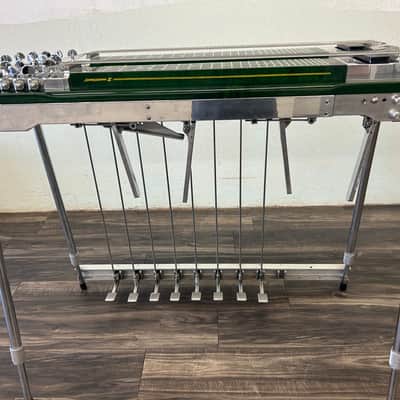 MSA Super Sustain II XL D-10 (Double Neck Ten String) 1980 - Transparent Green image 6