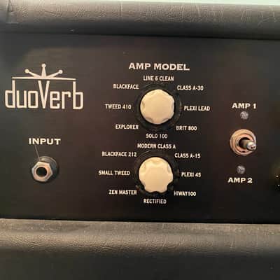 Line 6 Duoverb HD 100-Watt Stereo Digital Modeling Guitar Amp Head 2002 - 2004 - Black image 2