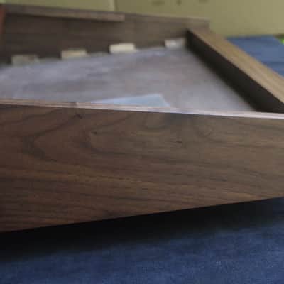 Korg Monopoly Wooden Case Analog Synthesizer Walnut Wood image 1