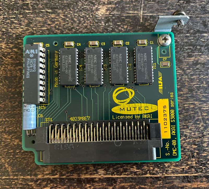 Akai Mutec DMC-08 8 MB RAM for AKAI S3000, S3200, S2800, CD3000i image 1