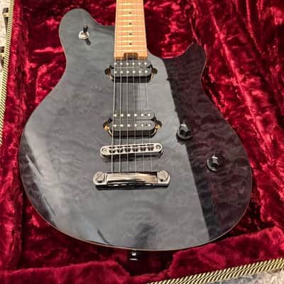 EVH WG-T Wolfgang Standard Quilt Hardtail 2010s - Transparent Black image 2
