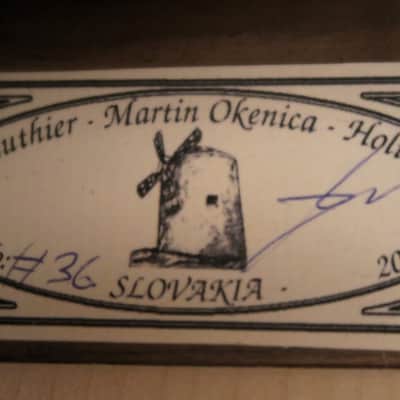 Martin Okenica - op. 36 / 2020, H. Hauser model 1920, spruce top, walnut back, glossy oil varnish image 12