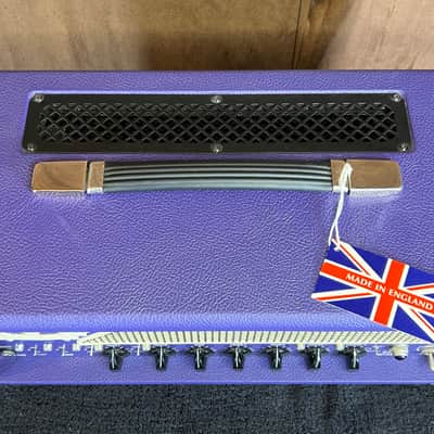 HEAD ONLY Victory Amps VX100 The Super Kraken - Purple chassis with purple tolex covering. image 3