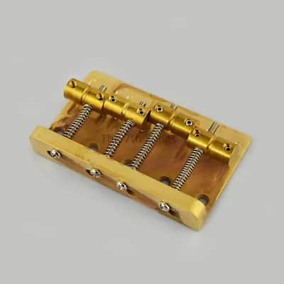 4 String Precision Jazz Bass Brass Materiel Bridge image 3