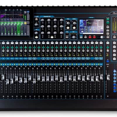 NEW SEALED Allen & Heath QU-24C Chrome Edition 24-Channel Digital Mixer LIVE MIXING CONSOLE Black image 3