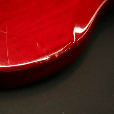 Ibanez BTB400QM - 2003 - Transparent Red - Made in Korea image 20