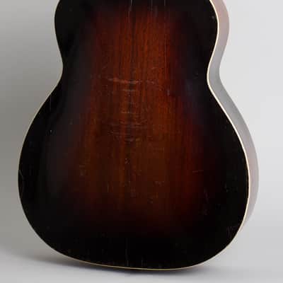 Bacon & Day Ne Plus Ultra Troubadour Arch Top Acoustic Guitar (1934), ser. #33895, period black hard shell case. image 4