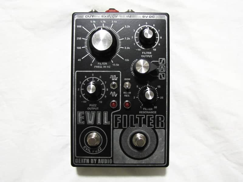 Used Death By Audio Evil Filter Fuzz Guitar Effects Pedal! image 1