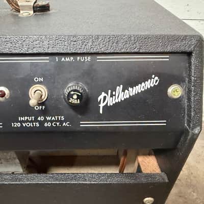 EXCELLENT Vintage Lectrolab Philharmonic Tube Amp 1964 Time Capsule Condition image 10