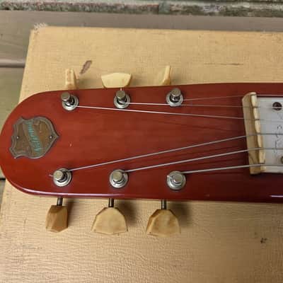 Vintage 1956 National (Valco) Rocket One Ten Lap Steel Electric Guitar w/ Hardshell Case! image 4
