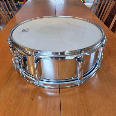 Premier Olympic 5.5x14" chrome over steel (COS) snare drum 1970s image 2