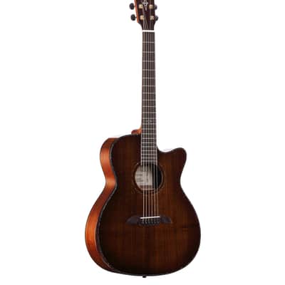 Alvarez MFA77CEARSHB Folk Acousstic / Electric Guitar in Shadowburst Finish image 2