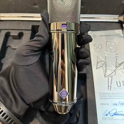 Neumann U 87 Rhodium Edition Set – 50th Anniversary Limited Edition (Serial No. 176/500) image 2