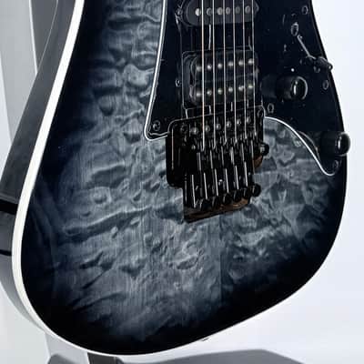 Ibanez Ibanez RG450QMBTGB Electric Guitar-Transparent Gray Burst image 3