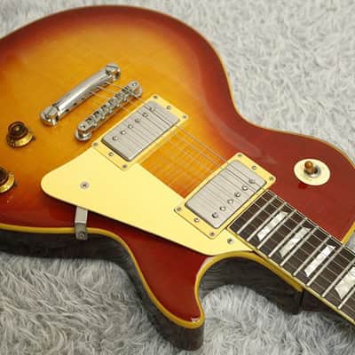 1990 made Greco EG-550 LP Standard   Old Cherry SB Bolt on Neck/Screamin Pickup Fujigen Factory Made in Japan image 2