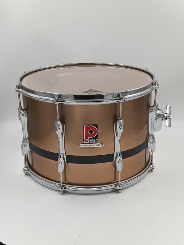 Premier Resonator 14″ x 9.5″ Tom in Copper / Black Stripe image 1