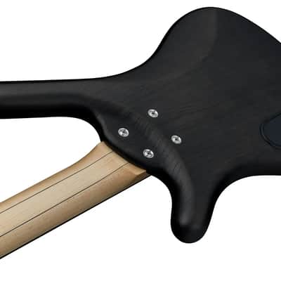 Warwick RockBass Corvette $$, 4-String, Fretless - Nirvana Black Transparent Satin image 12