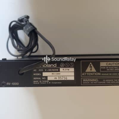 Boss RV-1000 - Digital Reverb Unit - Manual Included - Tested image 10