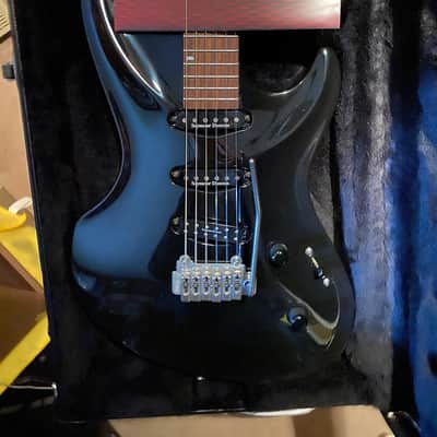 MJ Guitar Mirage Custom - Gloss Tuxedo Black image 1