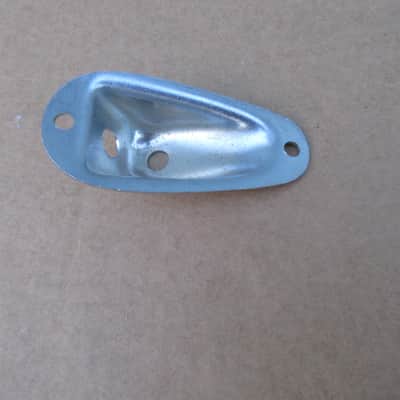 Vintage 1960s 1970s Large Guitar Input Jack Plate image 1