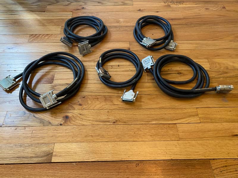 5 Mogami Gold DB25-DB25 Custom 8-Channel Balanced Analog Patchbay Cables (Studio Bundle) image 1