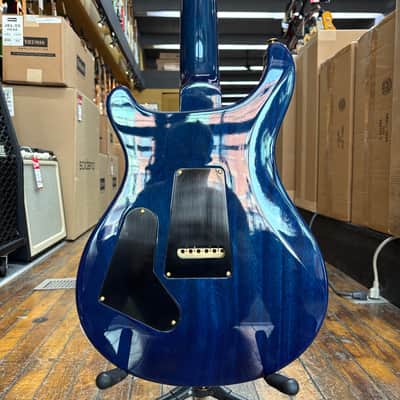 PRS Custom 24 10-Top Electric Guitar Carroll Blue Burst w/Hard Case image 3