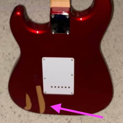 Fender Squier Affinity Stratocaster 2004 Candy Apple Red image 4