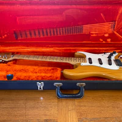 Gorgeous Vintage Fender Stratocaster 1970s - Incredible tone! Natural wood w/ case! image 15