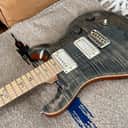 PRS Custom 24 Wood Library Faded Whale Blue - Satin Flame Maple Neck - 10 Top