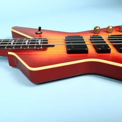 1984 Ibanez DT-870 Destroyer Bass Guitar Cherry Sunburst image 15