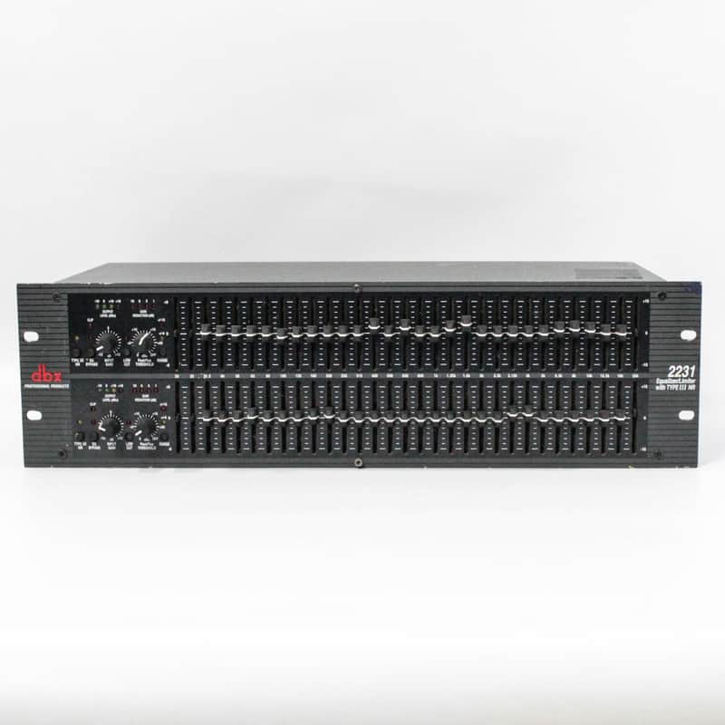dbx 2231 2-Channel 31-Band Graphic Equalizer/Limiter w/ Type III