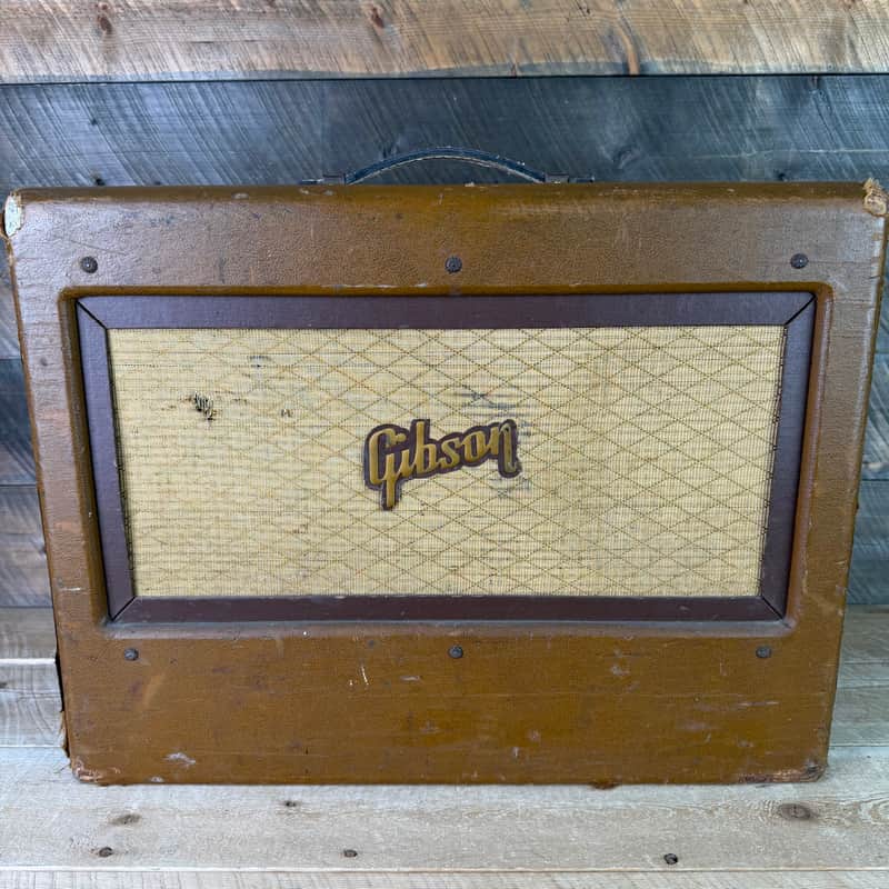 Gibson 1951 GA-30 14-Watt 12"/8" Guitar Combo 1948 - 1953 - Brown image 1