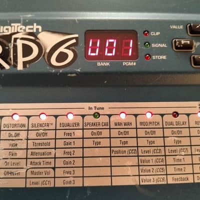 DigiTech RP6 1990s Guitar Signal Processor, Foot controller & Preamp image 3