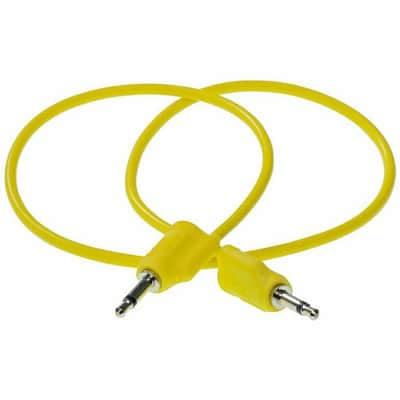 Tiptop Audio Stackcable 3.5mm Eurorack Patch Cable - Yellow, 50 cm